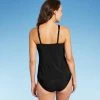 Best deal 👏 Women's High Neck Mesh Tankini Top - Aqua Green® Black ⭐ -Swimsuits Official Site unnamed file 9718