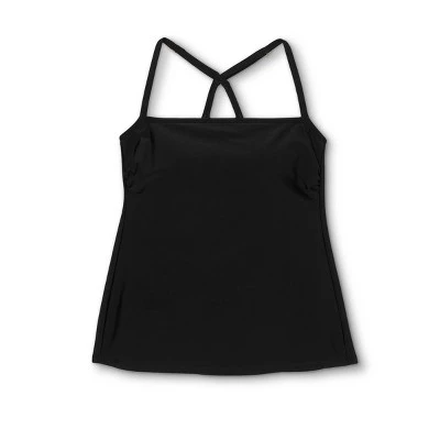 Deals ๐ Women's Double X-Back Tankini Top - Kona Solโข Dark Green ๐ 6 Deals ๐ Women's Double X-Back Tankini Top - Kona Solโข Dark Green ๐ - Image 4