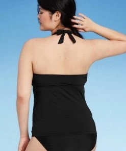 Best reviews of 🤩 Women's Halter Tankini Top - Kona Sol™ Black ✨ -Swimsuits Official Site unnamed file 9827