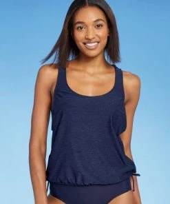 Coupon ๐ Women's Side-Tie Tankini Top - Kona Solโข Oxford Blue ๐ 21 Coupon ๐ Women's Side-Tie Tankini Top - Kona Solโข Oxford Blue ๐ -Swimsuits Official Site unnamed file 9859