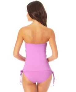 Promo 🤩 Anne Cole - Twist Front Bandeaukini Swim Top ⌛