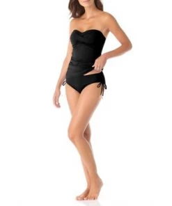 Outlet ⭐ Anne Cole - Women's Twist Front Bandeaukini Swim Top 🎁 -Swimsuits Official Site unnamed file 9866