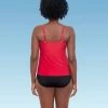 Budget 🌟 Women's Slimming Control Draped Bandeau Tankini Top - Dreamsuit by Miracle Brands Red 🔔 -Swimsuits Official Site unnamed file 9882
