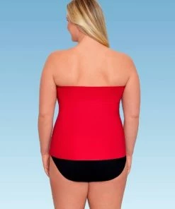 Budget ๐ Women's Slimming Control Draped Bandeau Tankini Top - Dreamsuit by Miracle Brands Red ๐ 25 Budget ๐ Women's Slimming Control Draped Bandeau Tankini Top - Dreamsuit by Miracle Brands Red ๐ -Swimsuits Official Site unnamed file 9889