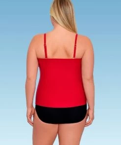 Budget ๐ Women's Slimming Control Draped Bandeau Tankini Top - Dreamsuit by Miracle Brands Red ๐ 26 Budget ๐ Women's Slimming Control Draped Bandeau Tankini Top - Dreamsuit by Miracle Brands Red ๐ -Swimsuits Official Site unnamed file 9890