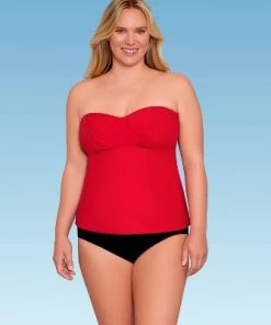 Budget ๐ Women's Slimming Control Draped Bandeau Tankini Top - Dreamsuit by Miracle Brands Red ๐ 28 Budget ๐ Women's Slimming Control Draped Bandeau Tankini Top - Dreamsuit by Miracle Brands Red ๐ -Swimsuits Official Site unnamed file 9892
