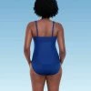 Best Pirce 🎁 Women's Slimming Control Shirred Front Double Strap Tankini Top - Dreamsuit by Miracle Brands Navy ✨ -Swimsuits Official Site unnamed file 9918