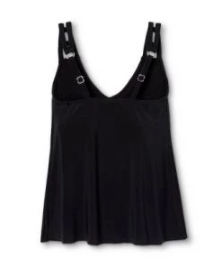 Buy ❤️ Women's Cut Out Strap Tankini Top - Aqua Green® Black 🔥 -Swimsuits Official Site unnamed file 9939