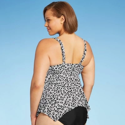 Deals ✨ Women's Plus Size Square Neck Sharkbite Tankini Top - Kona Sol™ Multi 👍 3 Deals ✨ Women's Plus Size Square Neck Sharkbite Tankini Top - Kona Sol™ Multi 👍